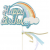 Glitter Rainbow - Blue